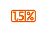 1.5% badge